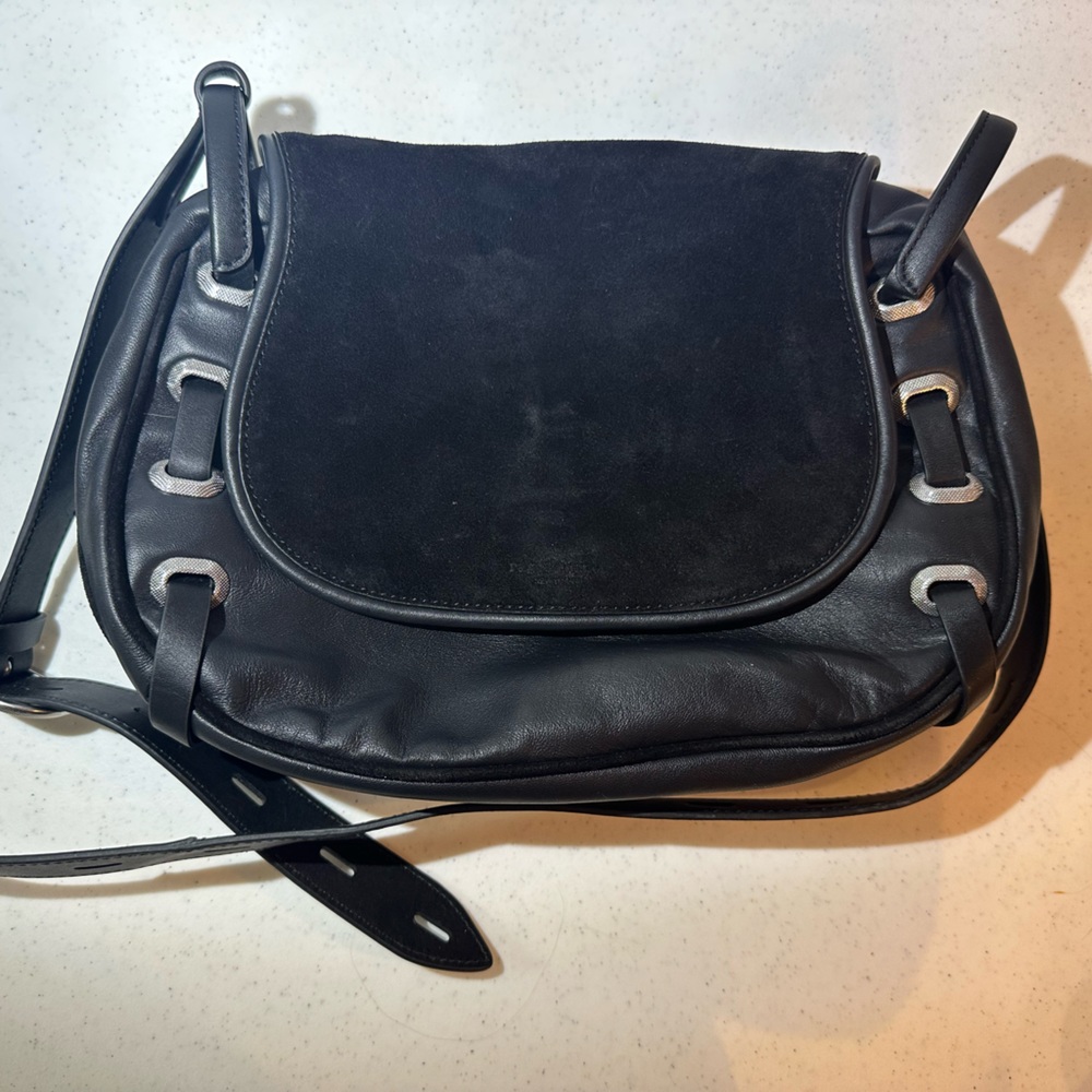 Rag & Bone leather/ suede crossbody shoulder bag